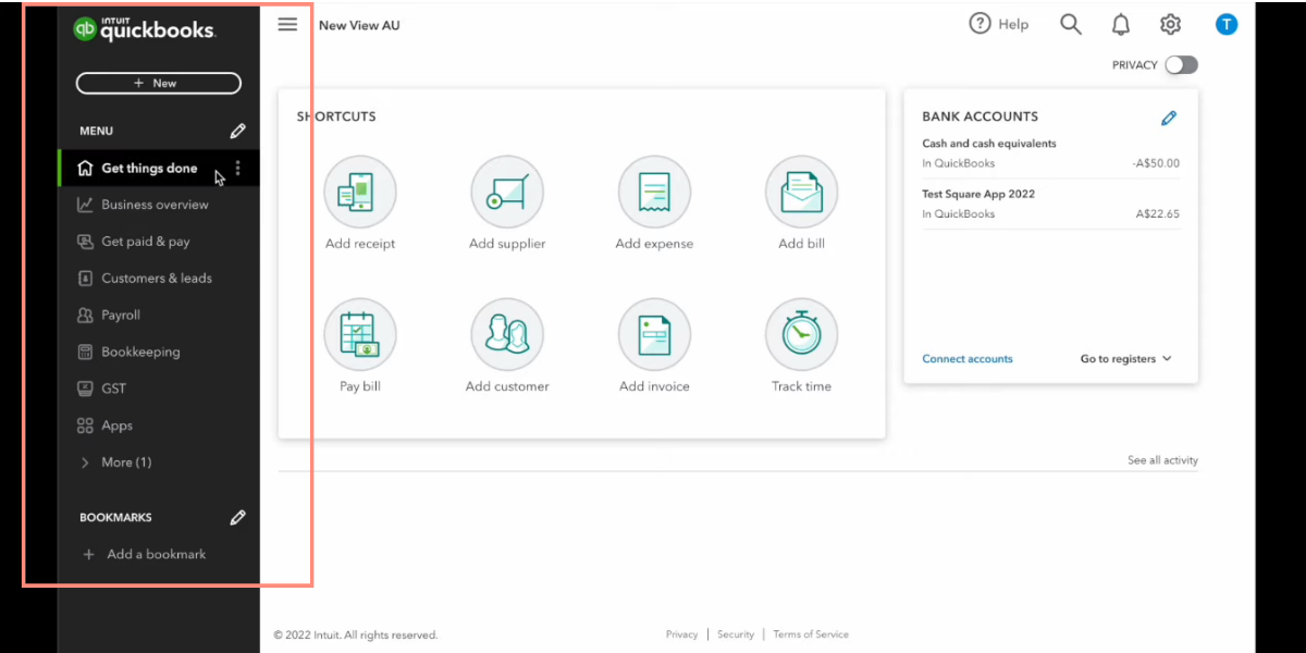 Business View Dashboard