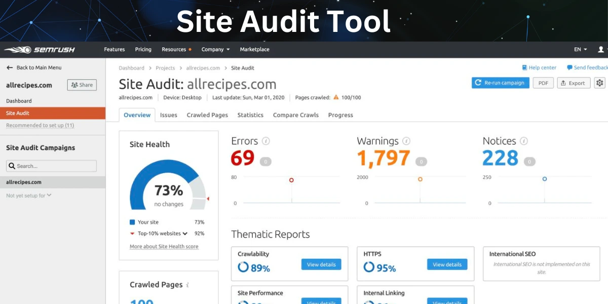Site Audit Tool